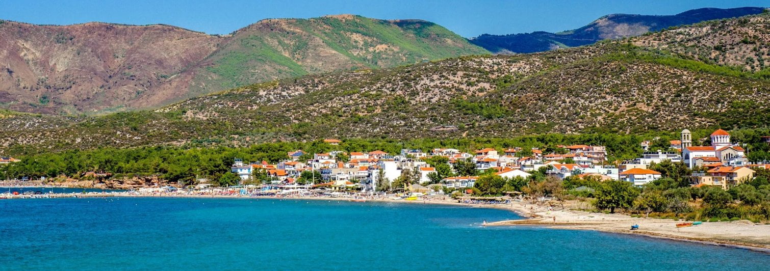 Карта Тасоса 🗺️ Путеводитель по острову Тасос в Греции